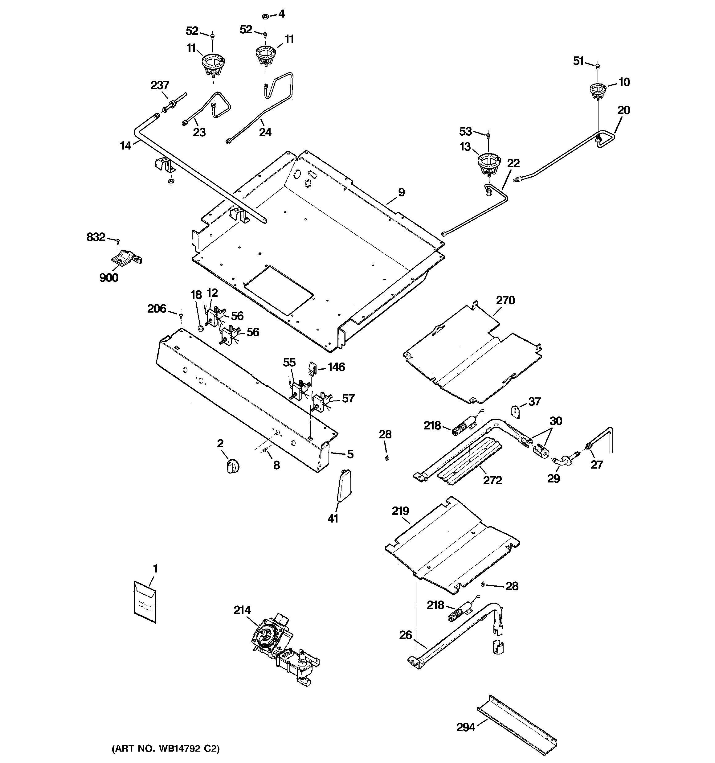 Gas & burner parts