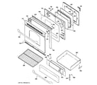 GE JGBP28SEM6SS door & drawer parts diagram