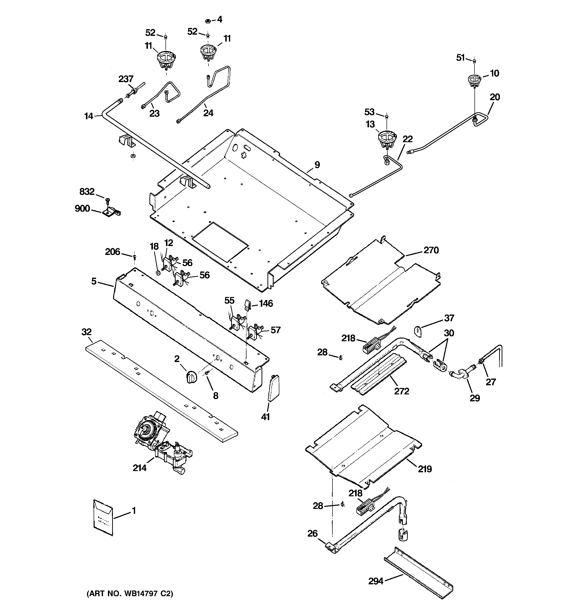 Gas & burner parts