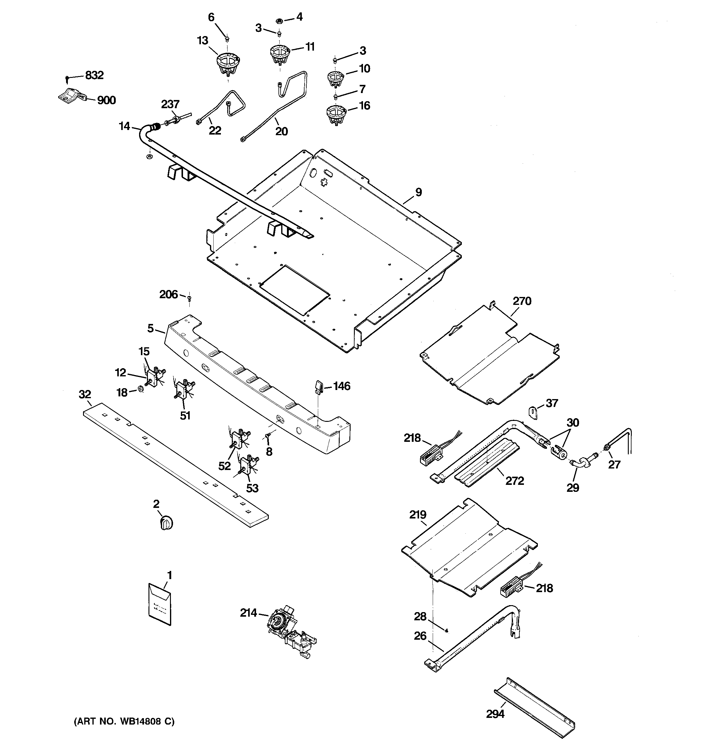 Gas & burner parts