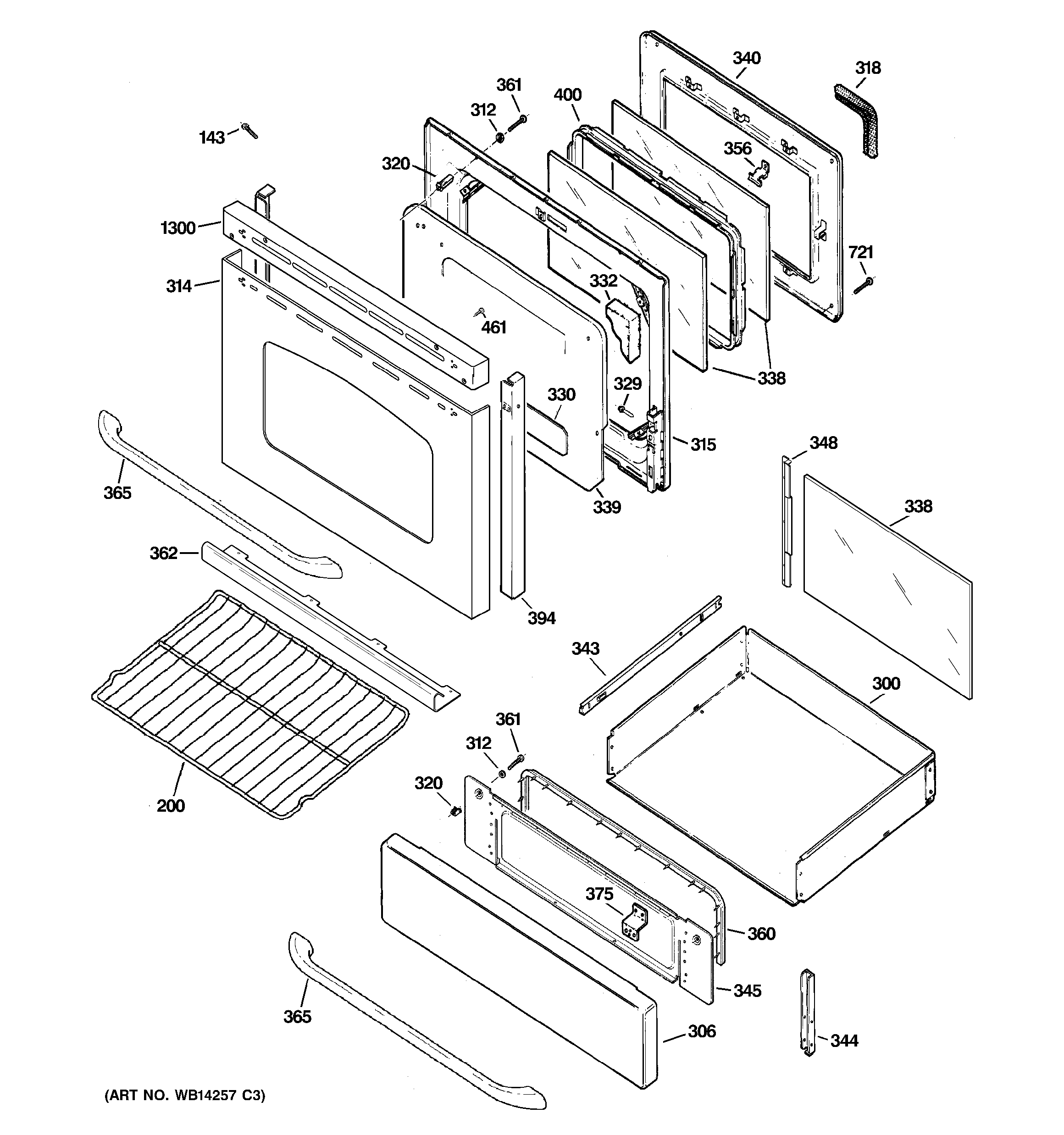 Door & drawer parts