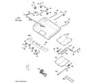 GE JGBP87DEM3BB gas & burner parts diagram