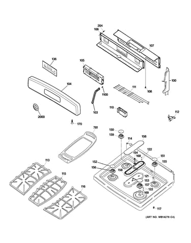 Control panel & cooktop