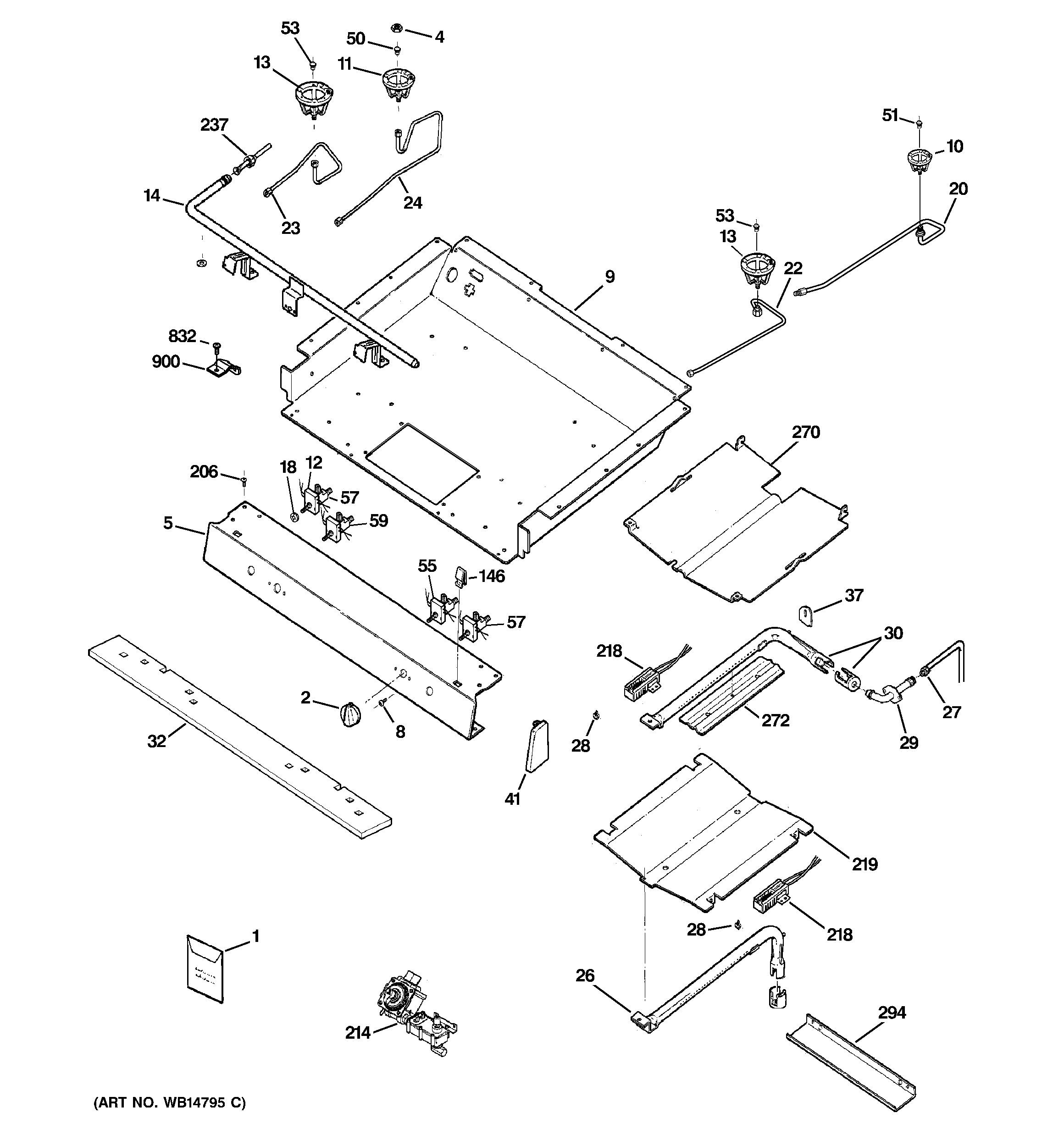 Gas & burner parts