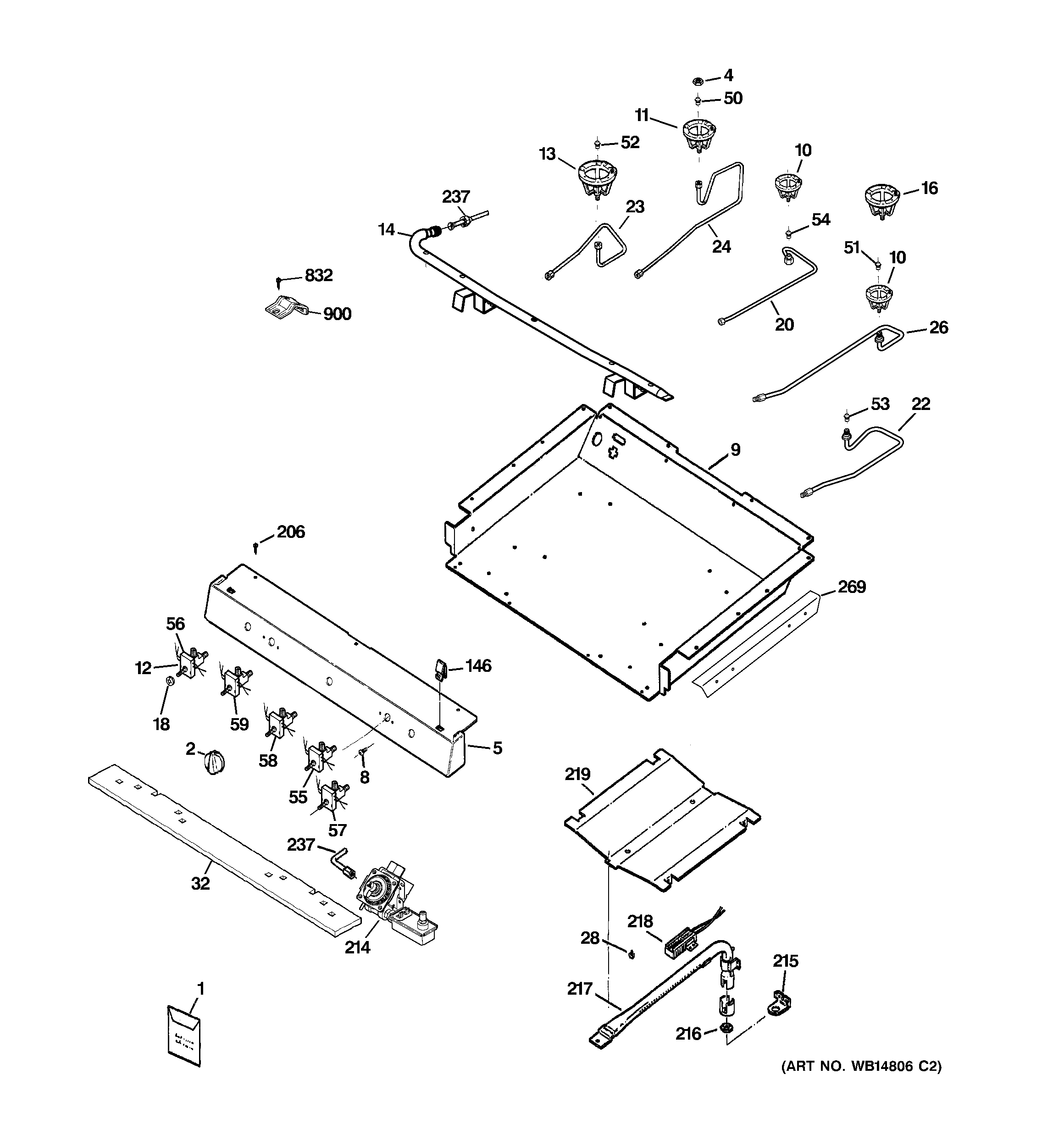 Gas & burner parts