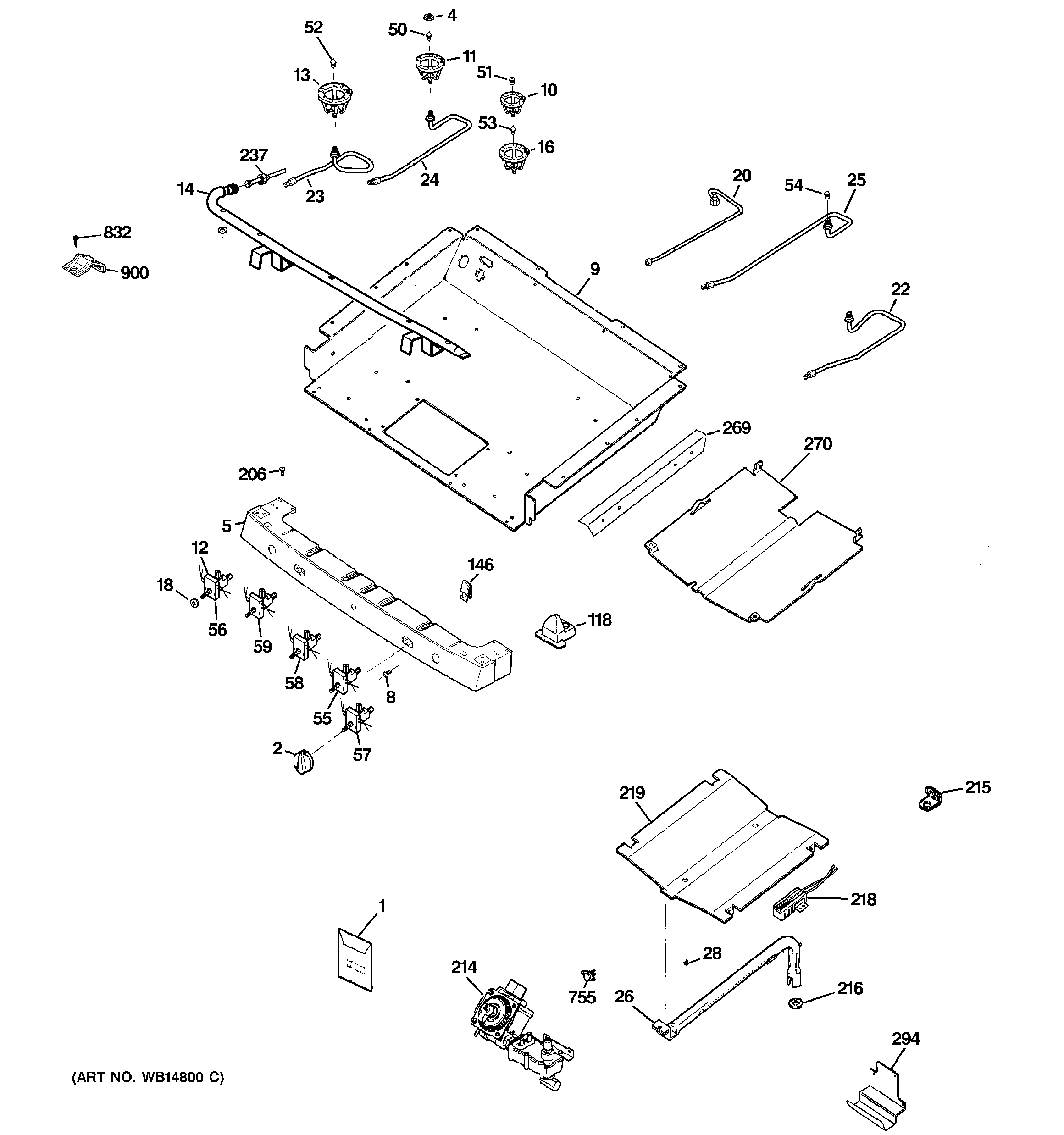 Gas & burner parts