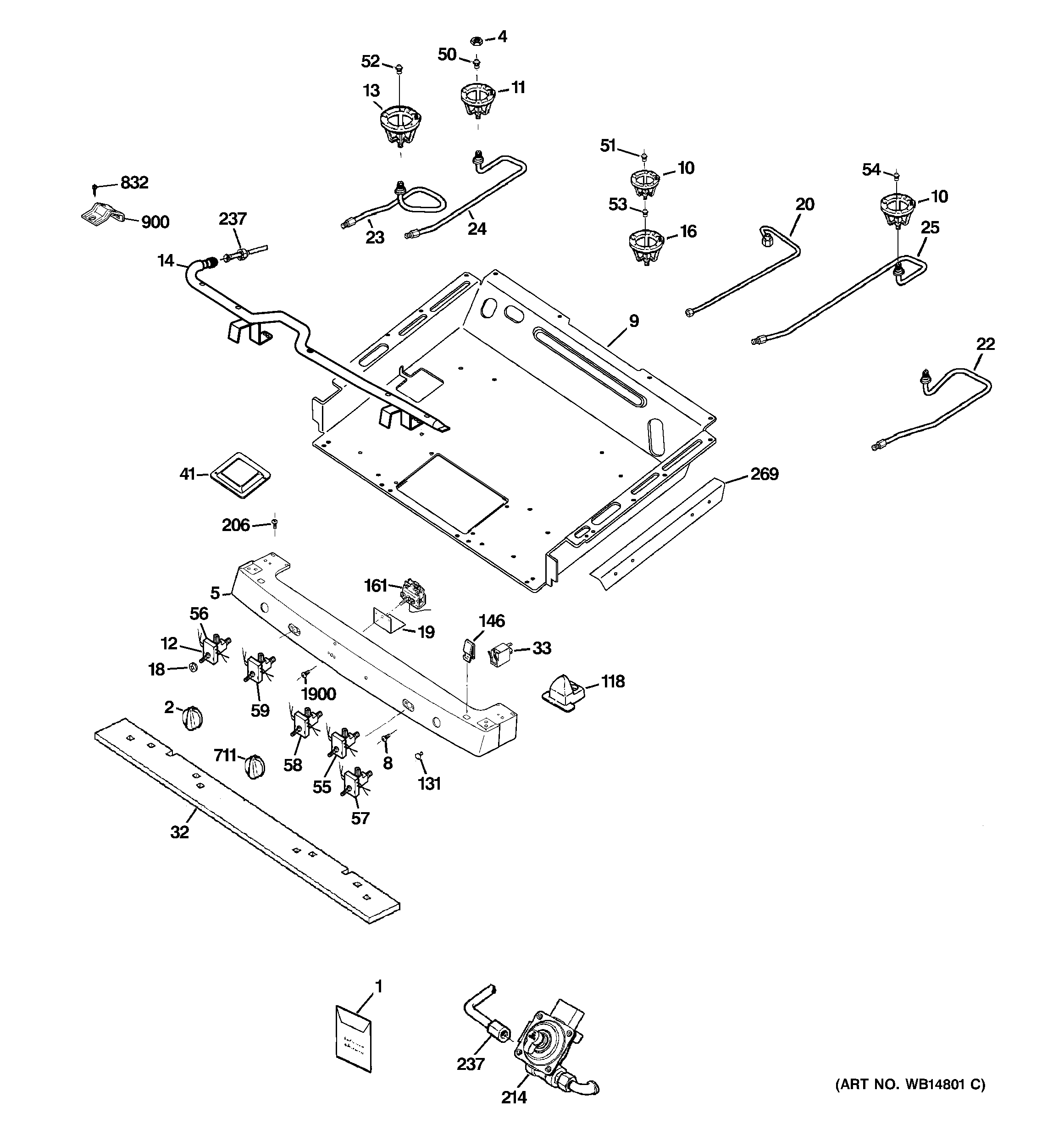 Gas & burner parts