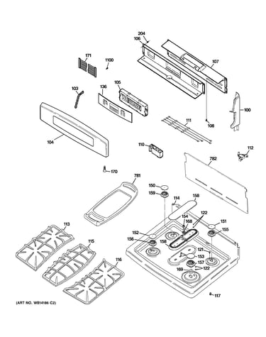 Control panel & cooktop