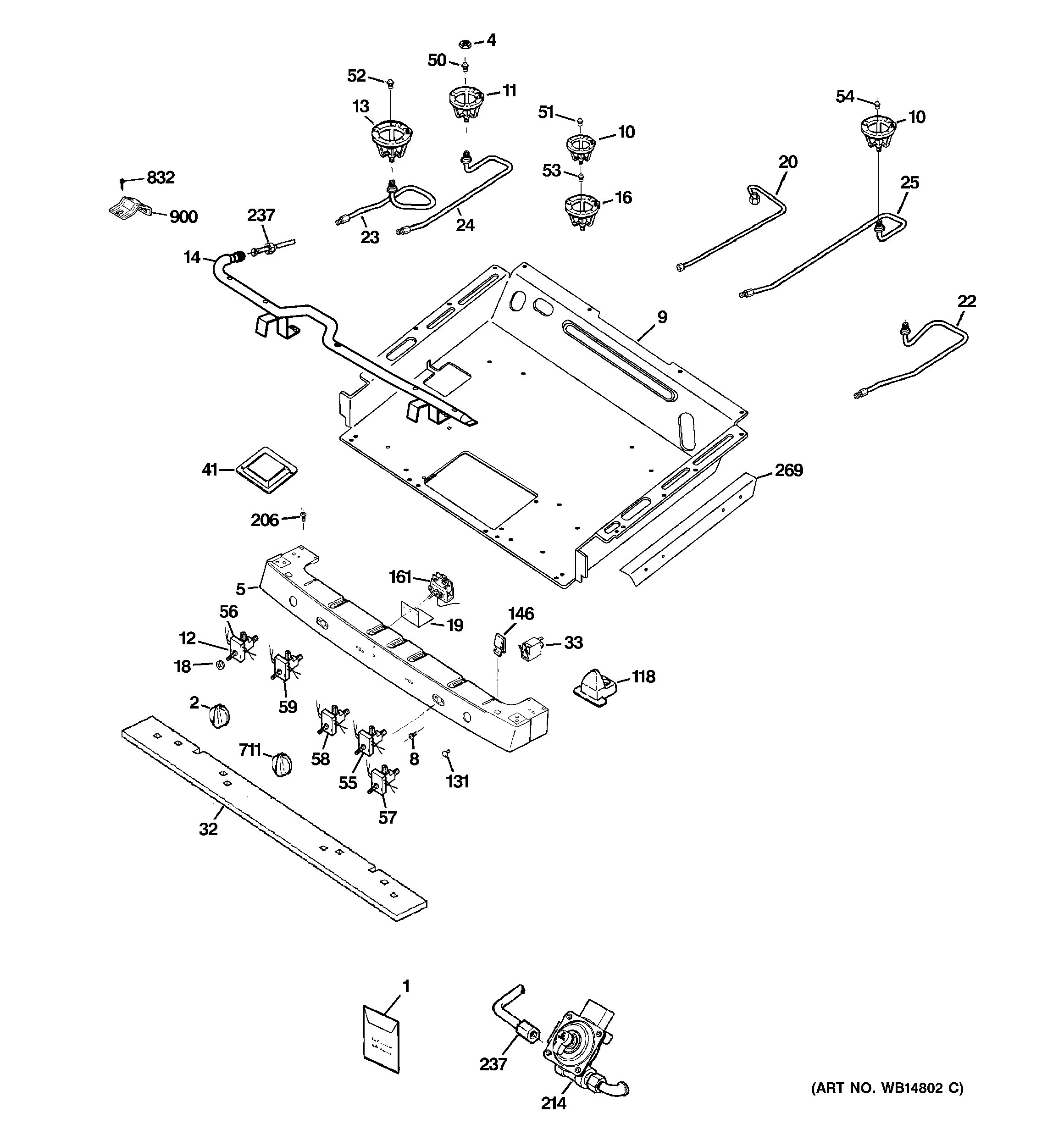 Gas & burner parts