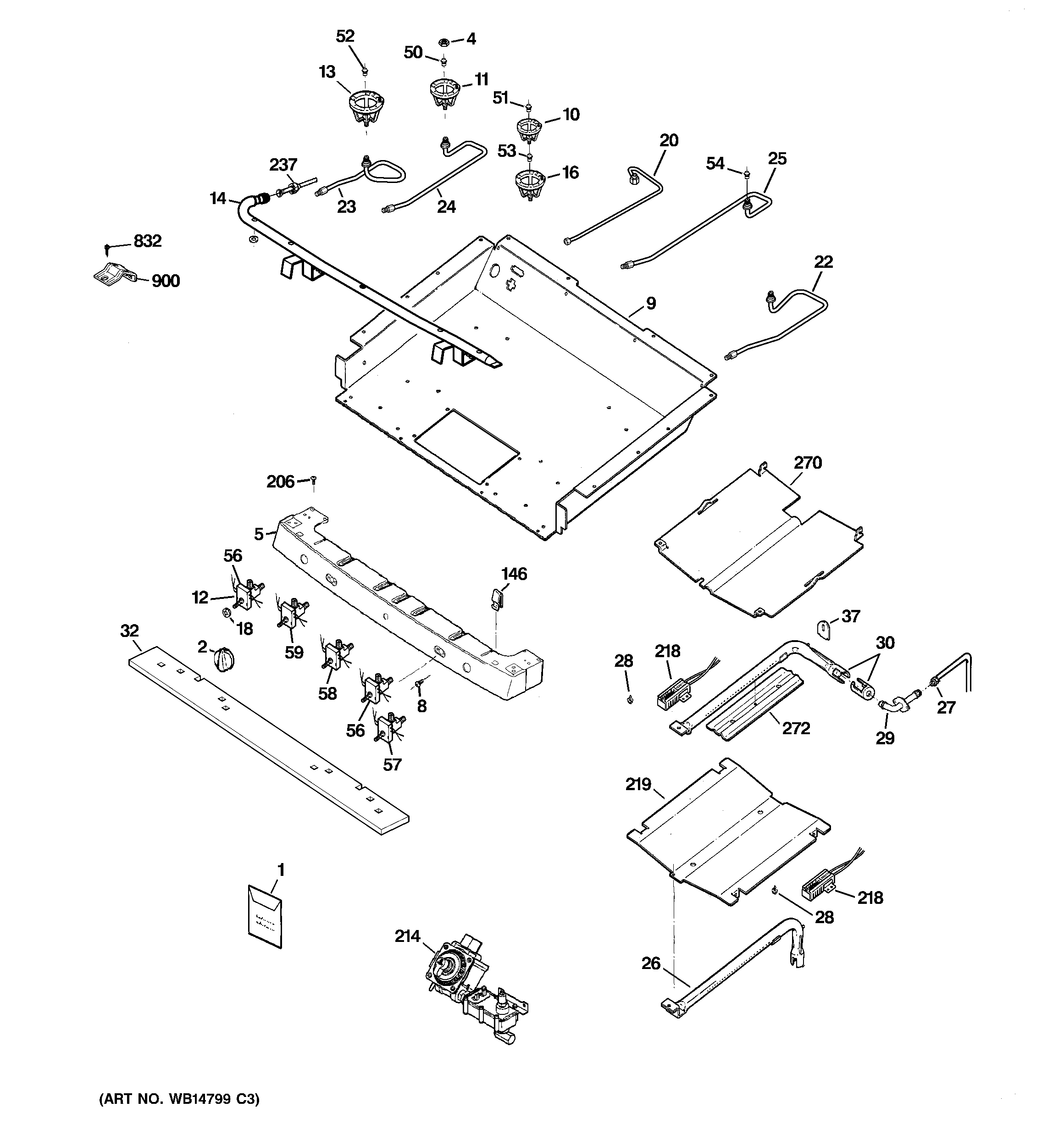 Gas & burner parts