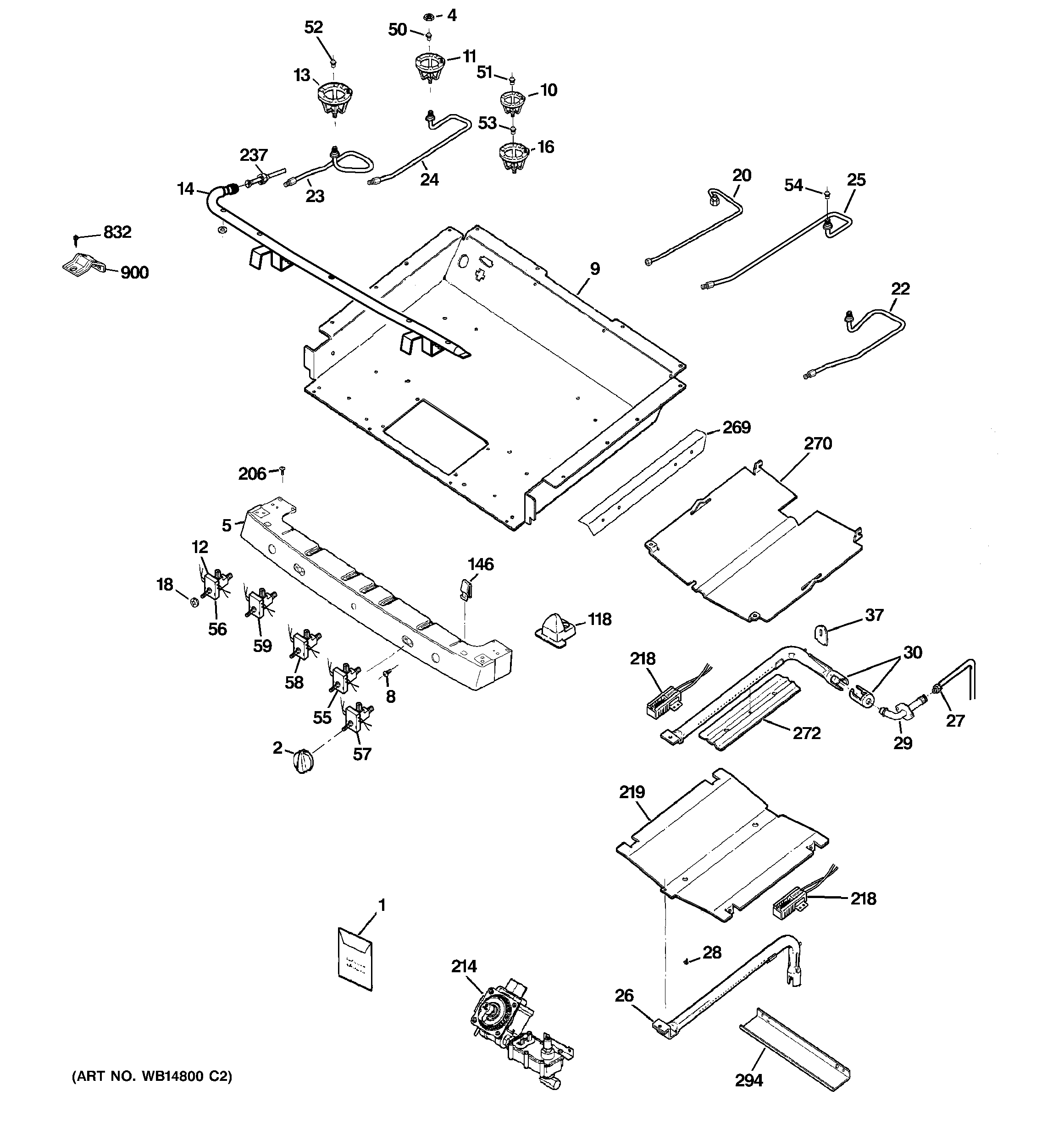 Gas & burner parts