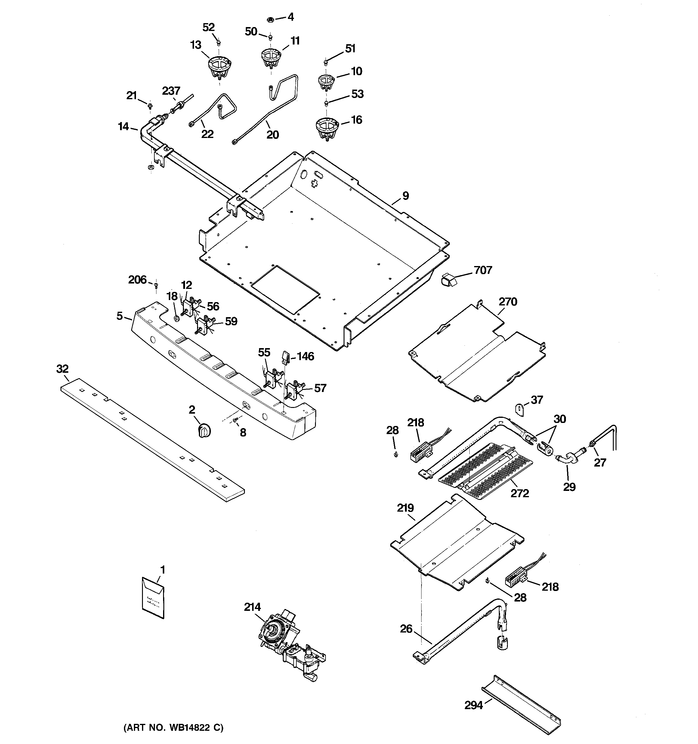 Gas & burner parts