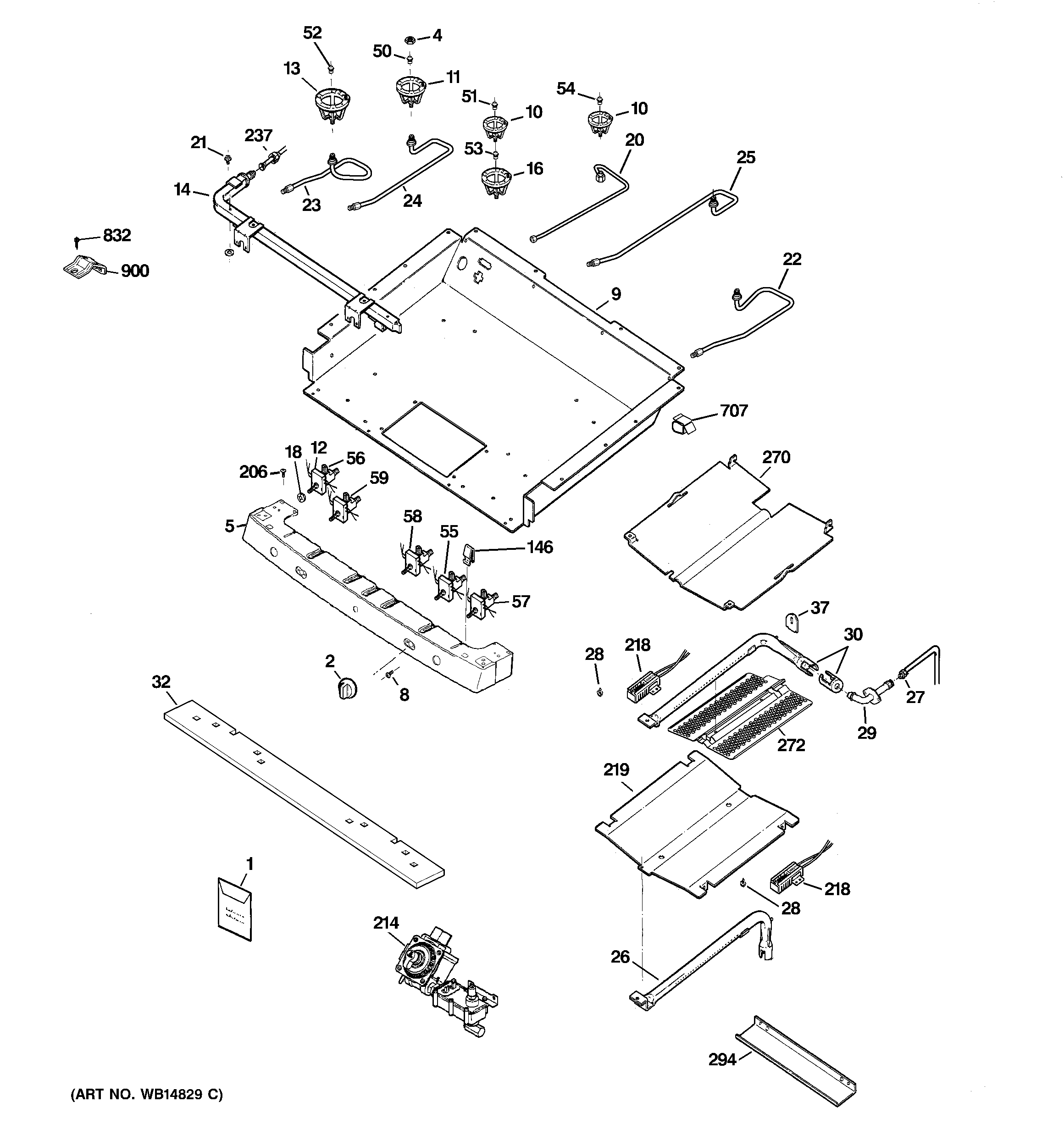 Gas & burner parts