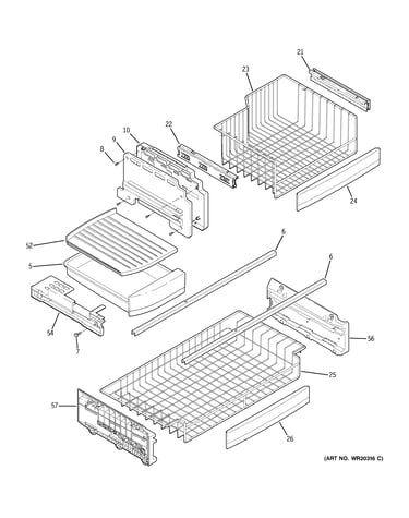 Freezer shelves