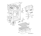 GE GTS16BCSDRCC cabinet diagram