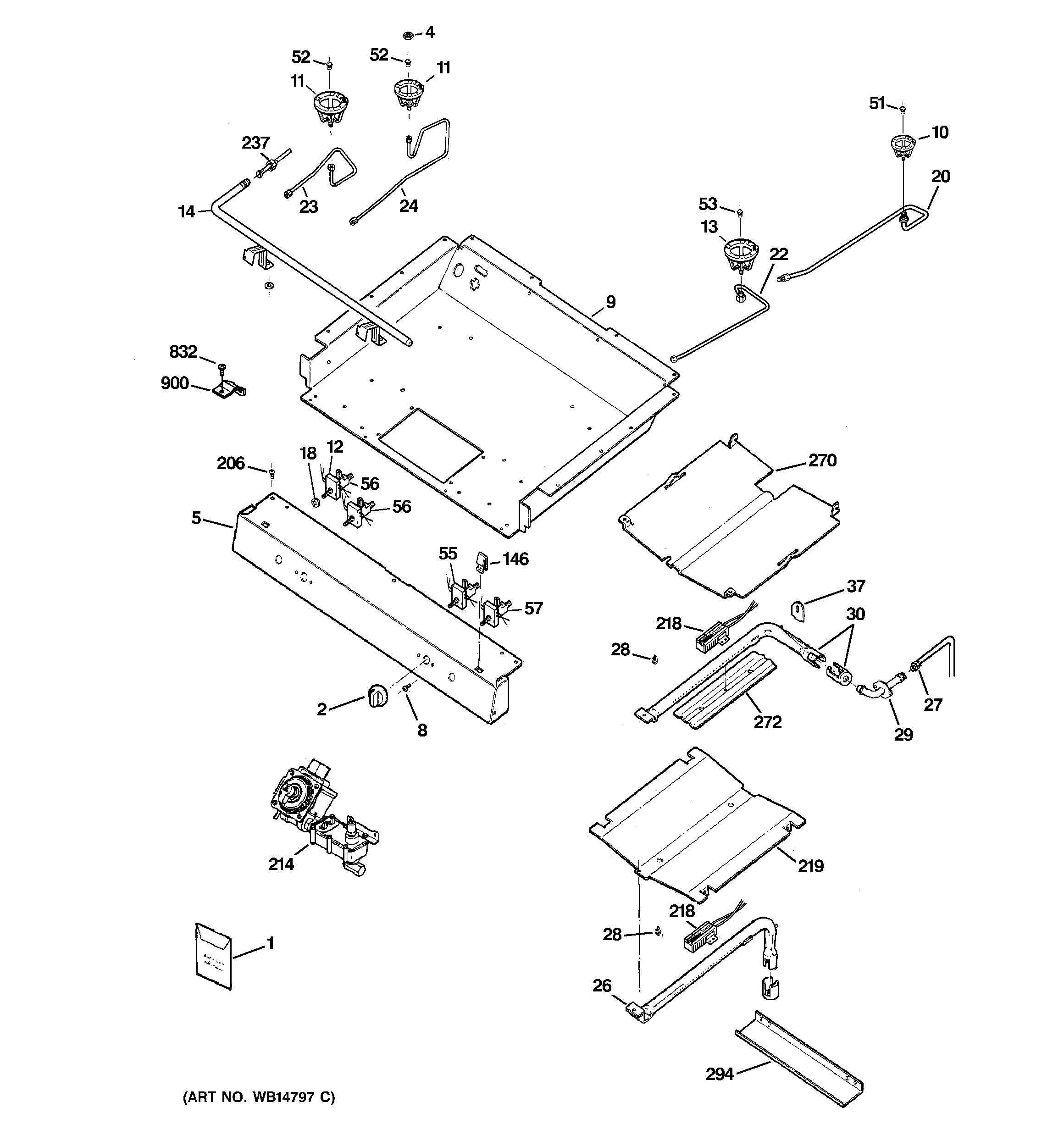 Gas & burner parts