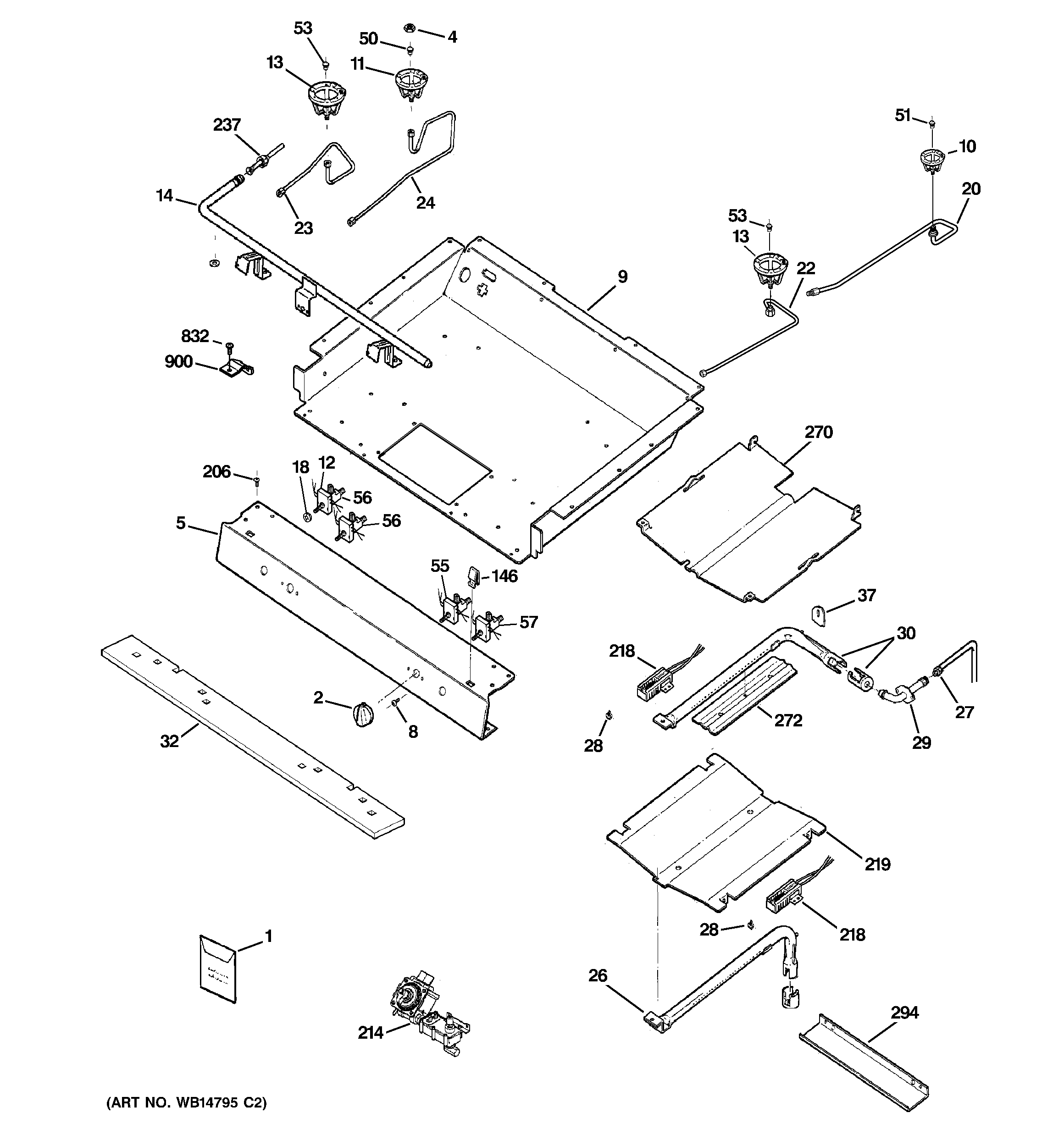 Gas & burner parts
