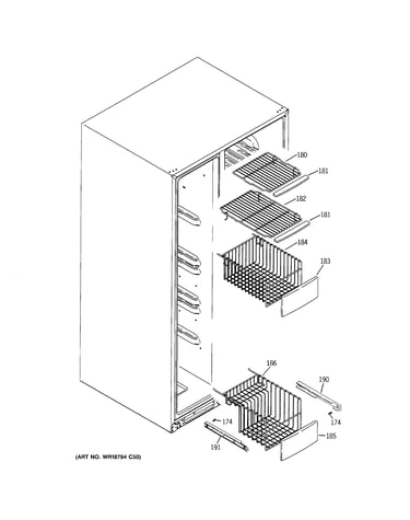 Freezer shelves