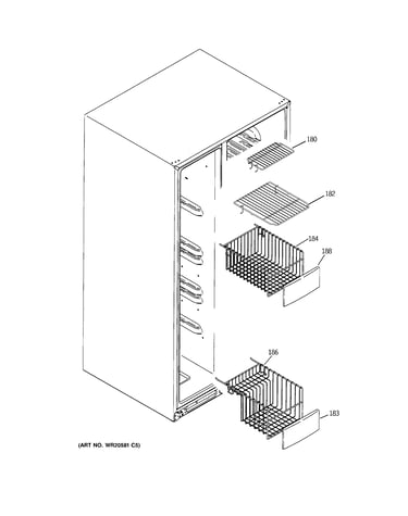 Freezer shelves