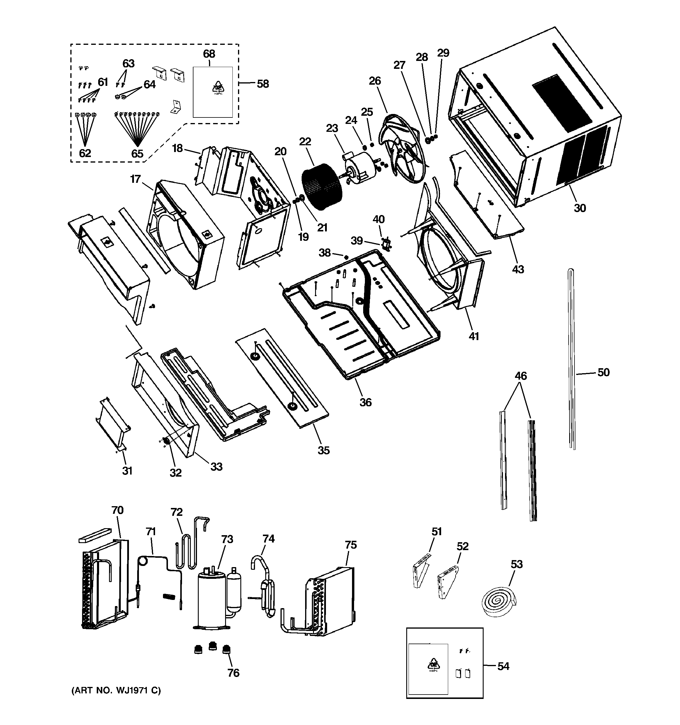 Cabinet & components
