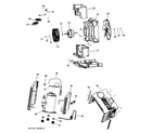 GE AEV05LNQ1 cabinet & components diagram