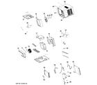 GE AEM12ANL1 cabinet & components diagram