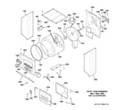 GE WSM2780HFWWW door & drum parts diagram