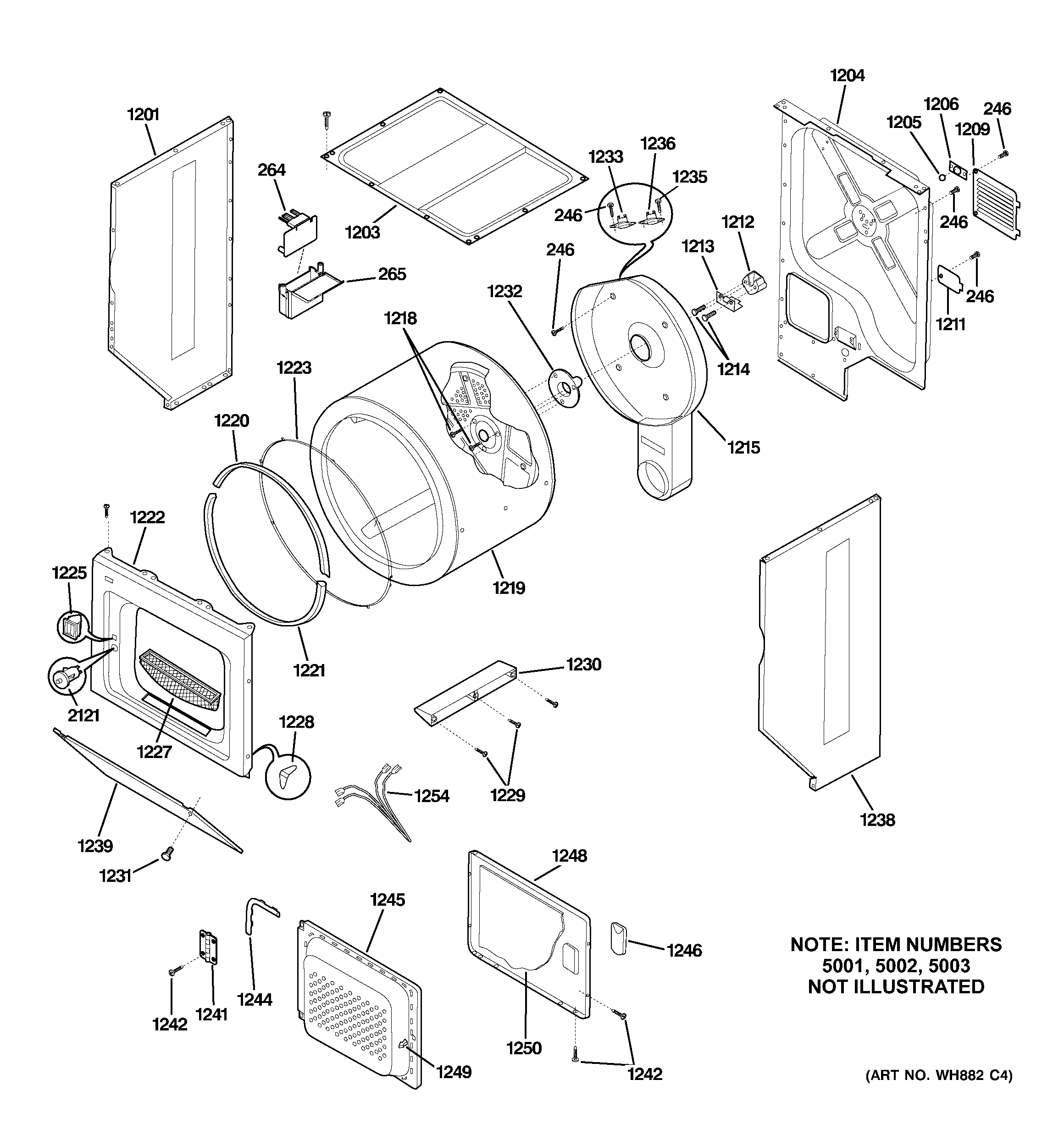 Door & drum parts