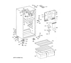 Hotpoint HTS17BBSGRCC cabinet diagram