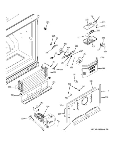 Freezer section