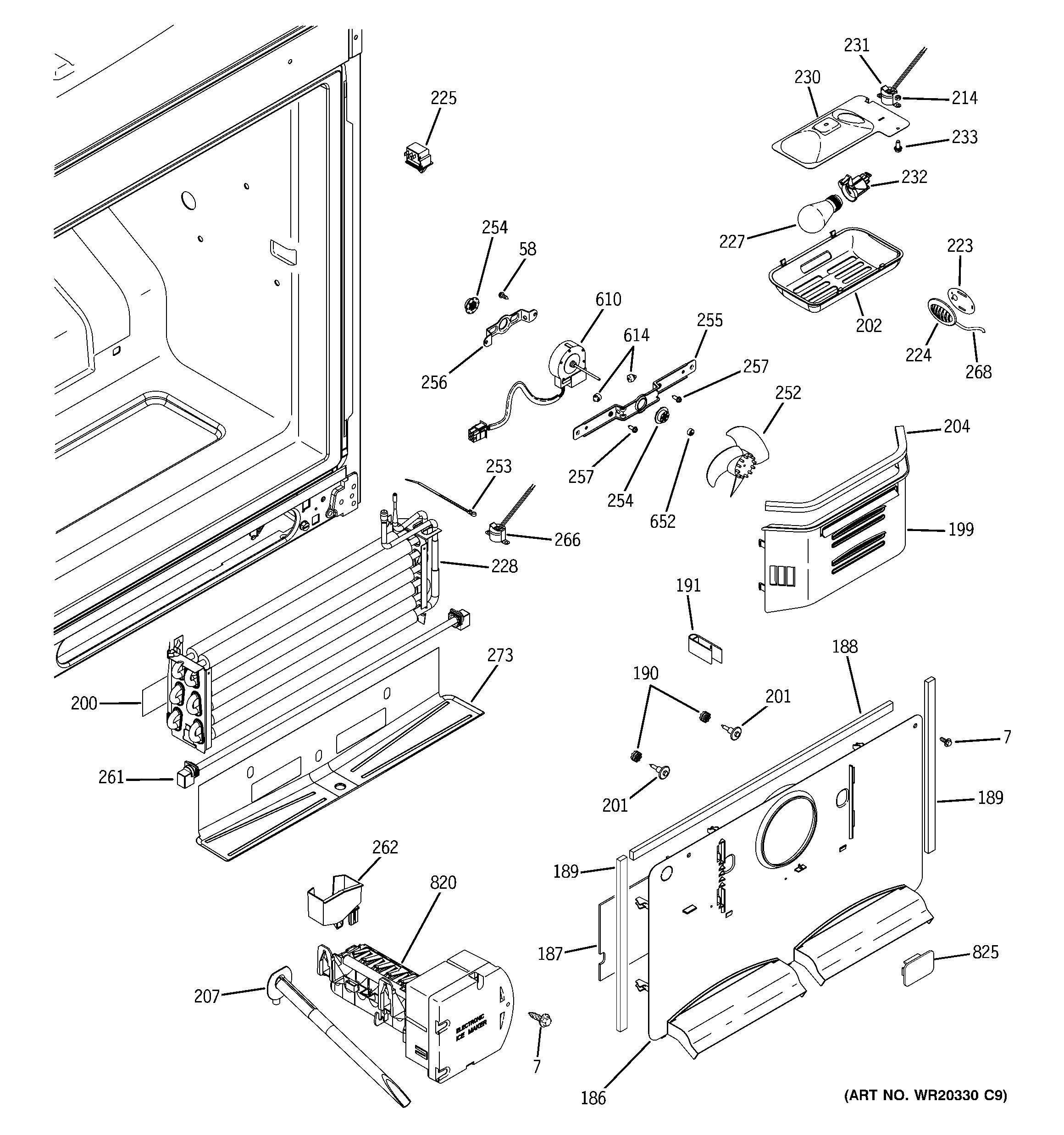 Freezer section