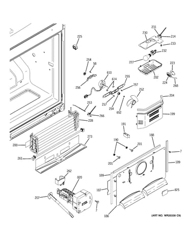 Freezer section