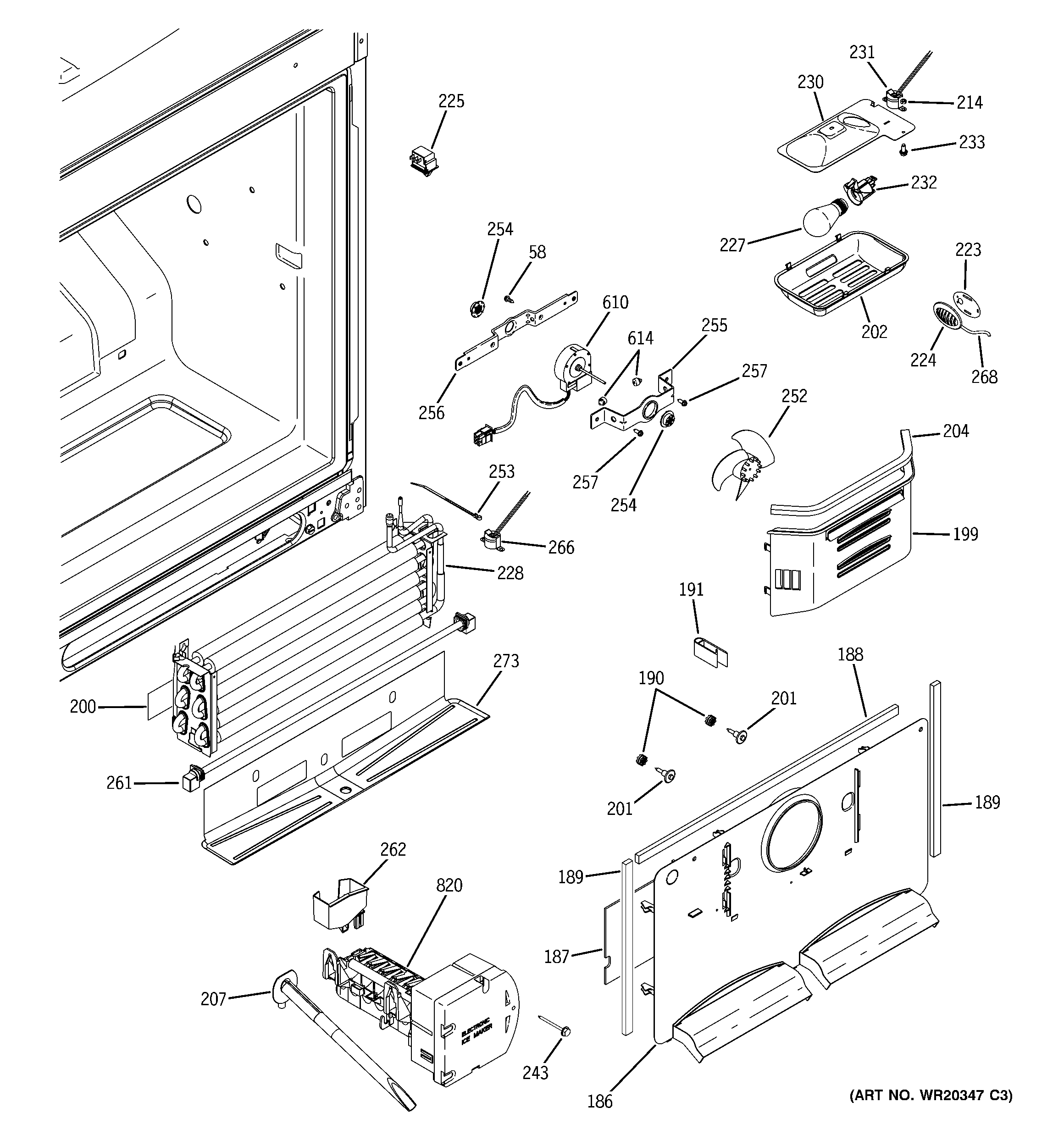 Freezer section