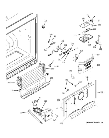 Freezer section