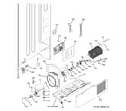 GE PFSF2MIXBBB machine compartment diagram
