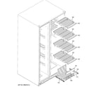 GE ESHS6PGYCESS freezer shelves diagram