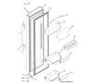 GE GSHS5KGXGCSS fresh food door diagram