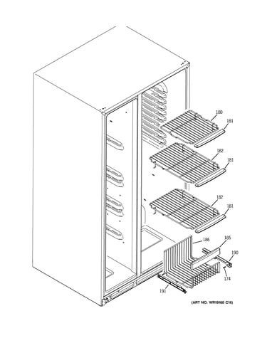 Freezer shelves