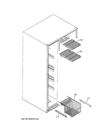 Freezer shelves
