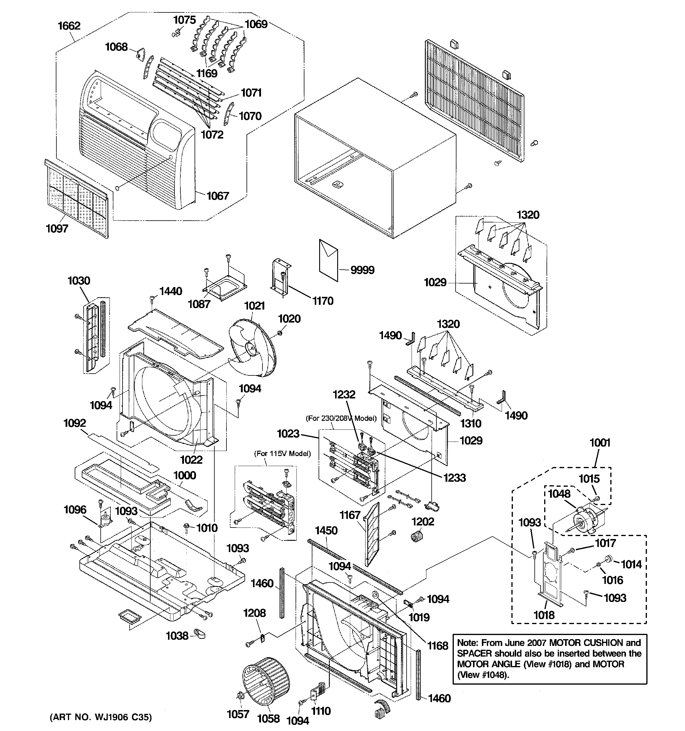 Cabinet & components