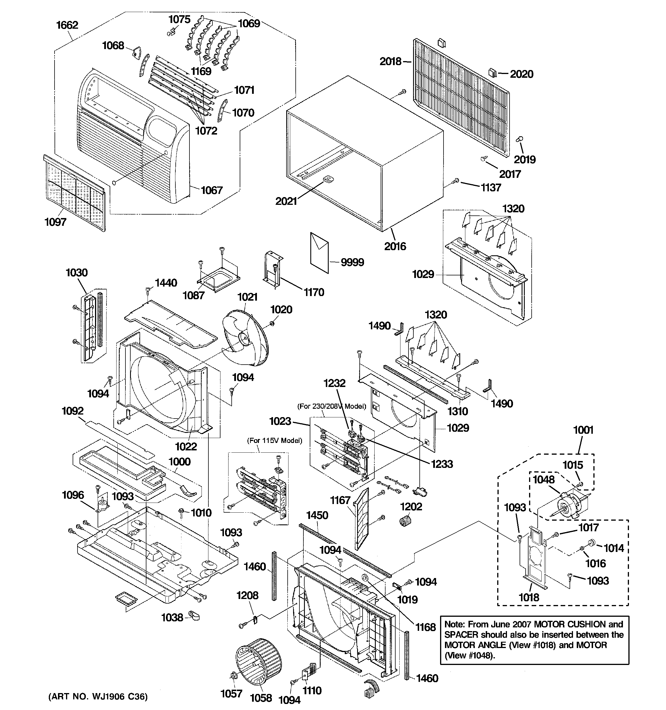 Cabinet & components
