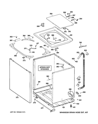 Cabinet, cover & front panel