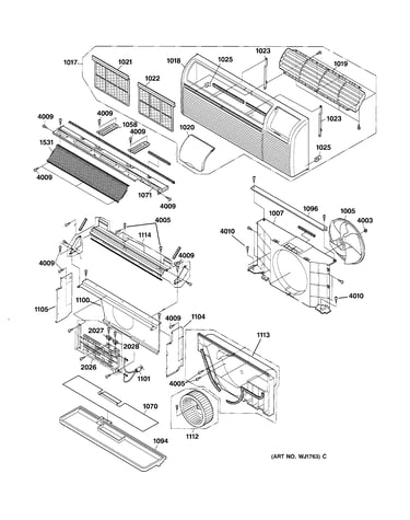 Grille & air moving parts