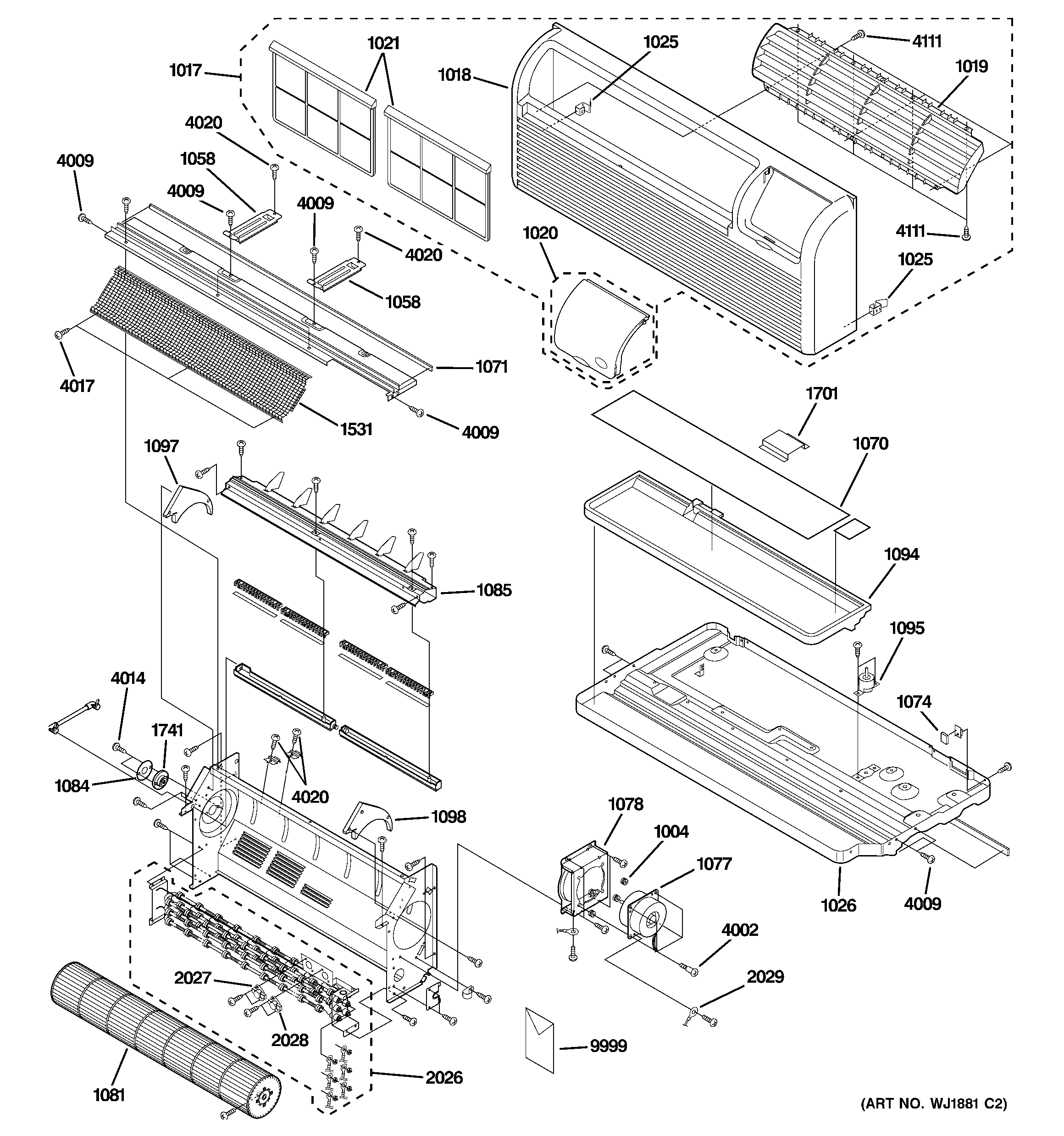 Grille & chassis parts