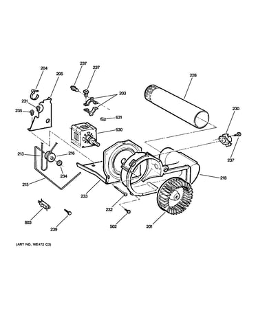 Blower & drive assembly