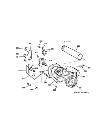 Blower & drive assembly