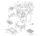 GE JB645SP1SS body parts diagram