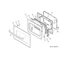 GE JTP75SP1SS door diagram