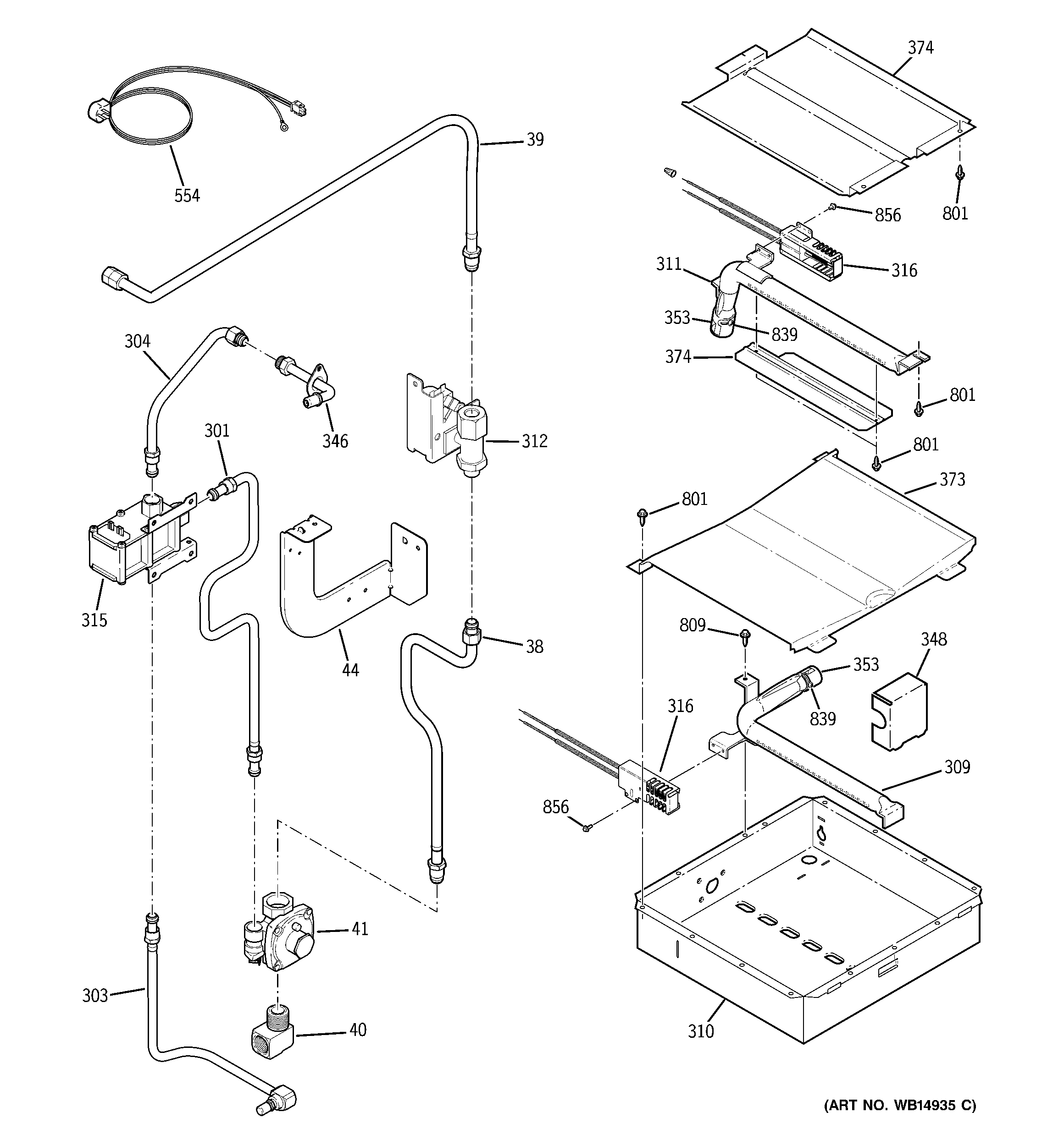 Gas & burner parts