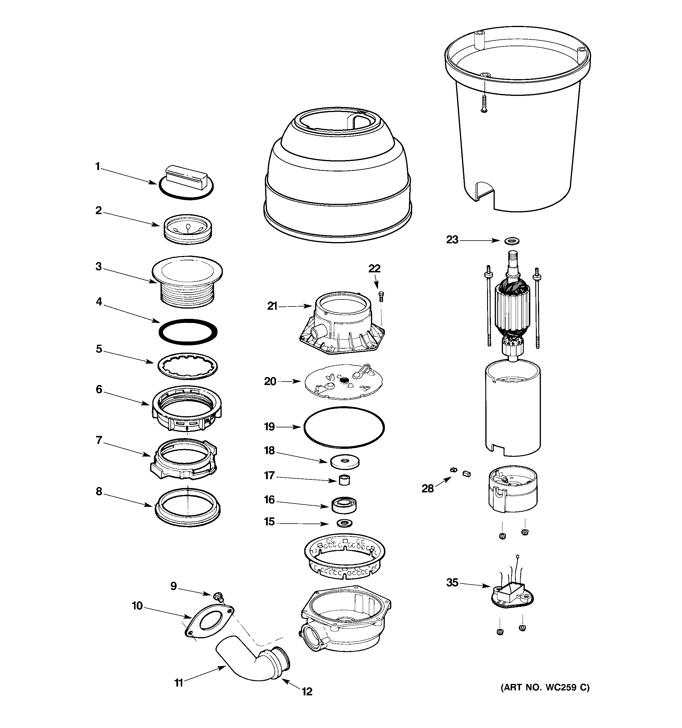 Disposer parts
